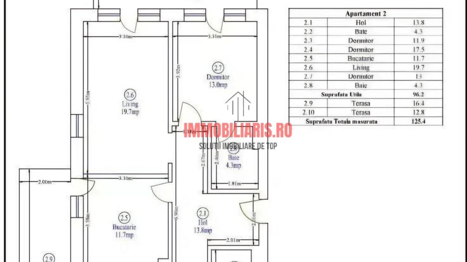 Theodor Pallady, Piscina Privata, Gradina proprie 275 mp, Comision 0% - Schiță 13