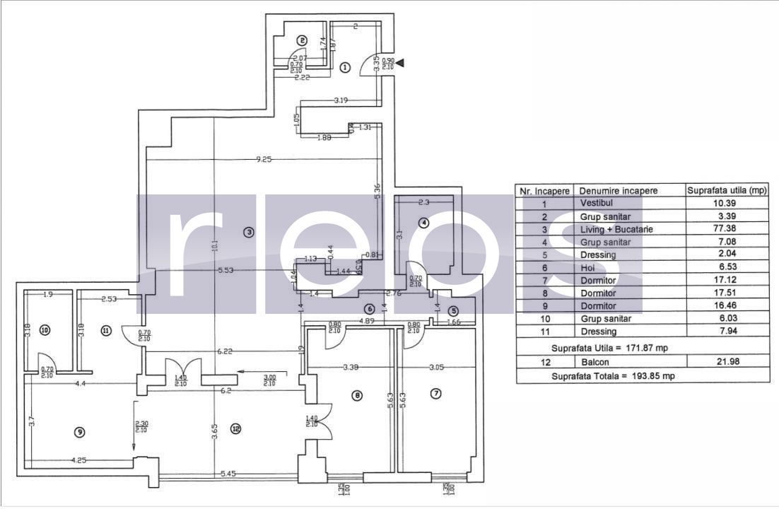 VANZARE 4 CAMERE LUX | 172MP | MOBILAT SI UTILAT PREMIUM |TERASA 22MP - Poză 13