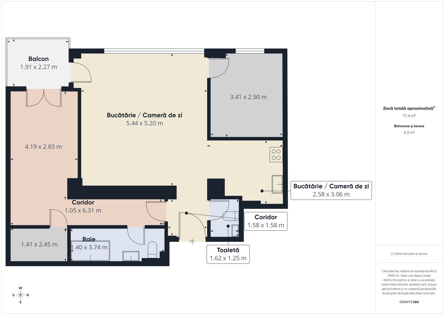 Apartament 3 camere de vânzare – Natura Residence, Băneasa - Poză 27