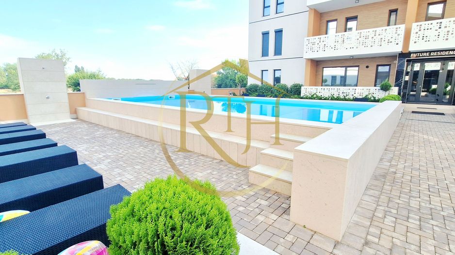 Prima inchiriere, apartament 2 camere,spatios, Future Residence,acces piscina - Poză 2