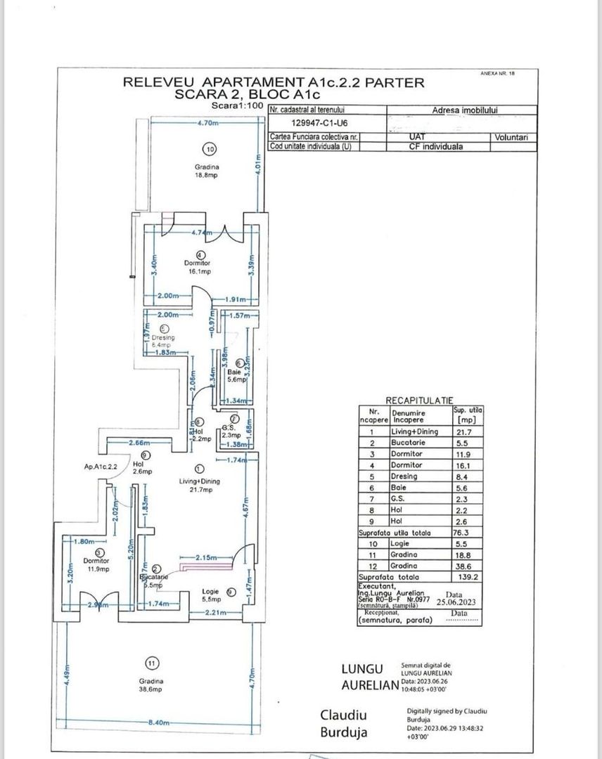 Apartament 3 Camere Avalon| 2 Grădini Proprii| LUX - Poză 17