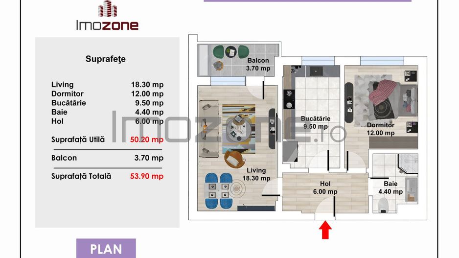 2 camere, 55 mp, decomandat,  BLOC NOU, BD TIMISOARA, Comision 0% - Poză 11