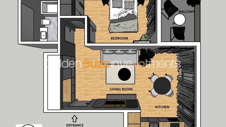 Apartament unic 2 camere Avalon - Pipera - Poză 18