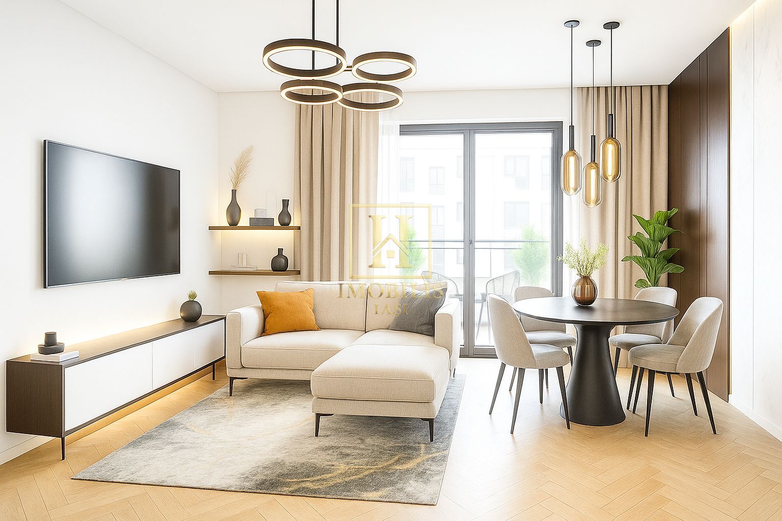 Complex Rezidential ! Apartament 3 camere, Dec., 2bai, 83mp-Tatarasi - Poză 1