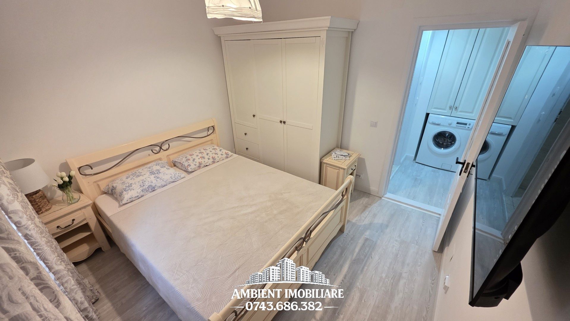 Apartament cu 3 camere, etaj 1, mobilat și utilat, zona FILATURII; - Poză 12