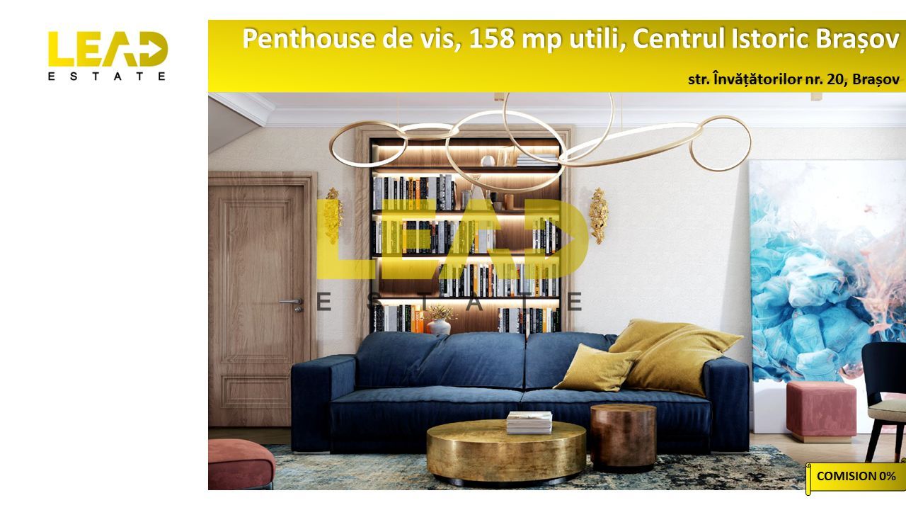 Lux si intimitate! Penthouse 158 mp, Centrul Istoric, Brasov - Poză 1