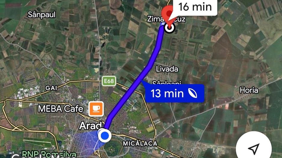 Teren intravilan pentru casa, la 13 min. de Arad, în Zimandcuz, 821 mp - Poză 3