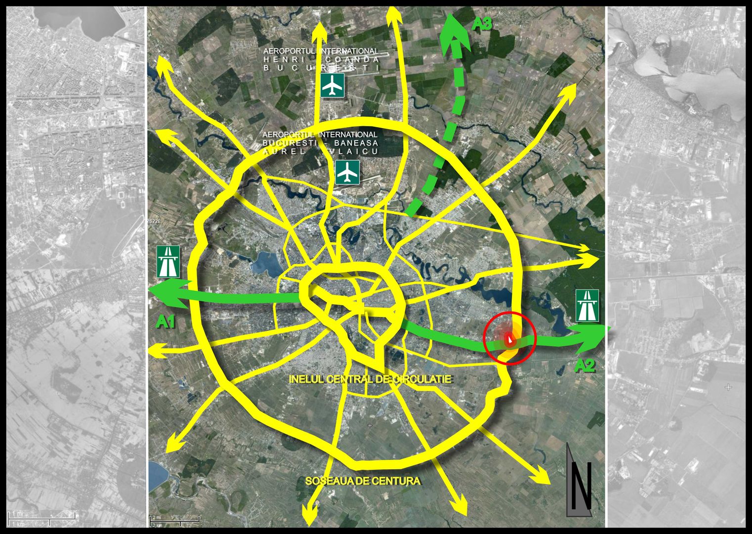 Teren 2Ha  Drumul Intre Tarlale - A2, pretabil hale + birou (Glina) - Poză 12