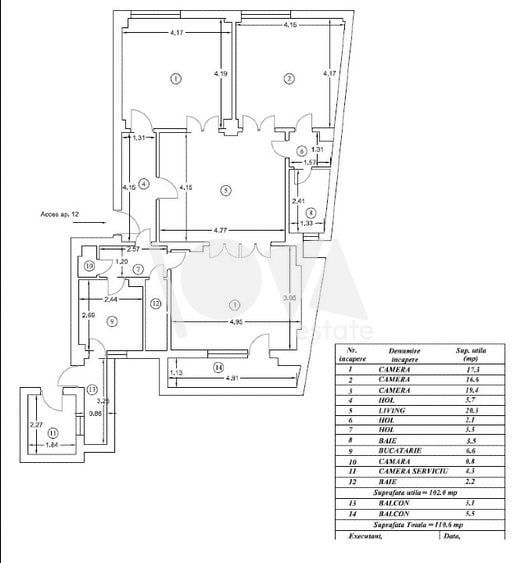 De vânzare: apartament Parc Cismigiu 3 camere - 110 mp - Poză 2