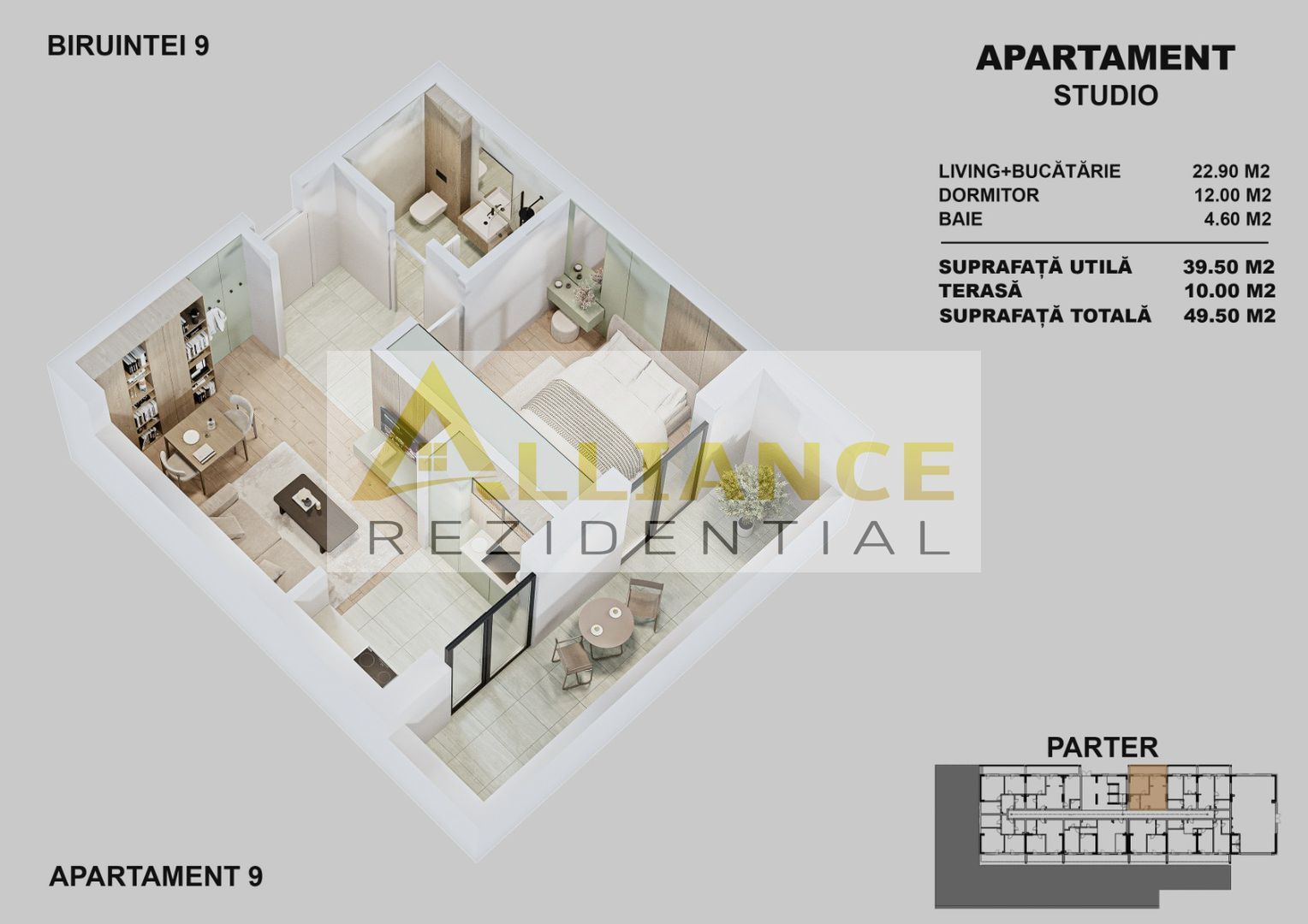 APARTAMENTE NOI CU CURTE PROPRIE | STR. BIRUINTEI I METROU - Poză 1