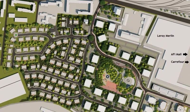 Cel mai mare teren disponibil în ARED City Gardens – 893 mp - Poză 1