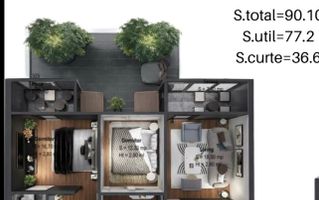 AP. 3CAM SPATIOS+CURTE IN BLOC P+3 / METROU N. TECLU-PALLADY! - Poză 2