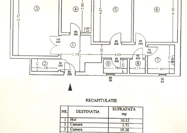 Vanzare 3 Cam Bd Unirii Etj 2 Bloc Monolit 1995 Curat&Impecabil Liniste Deplină - Poză 2