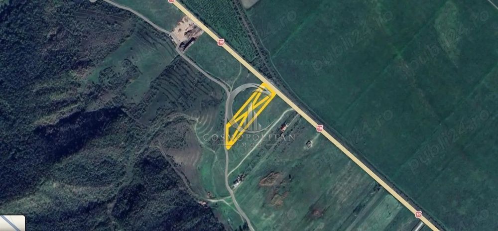 Teren intravilan zona Candesti BZ 10.000mp d=52m la DN10 Pret: 12 mp neg. - Poză 5