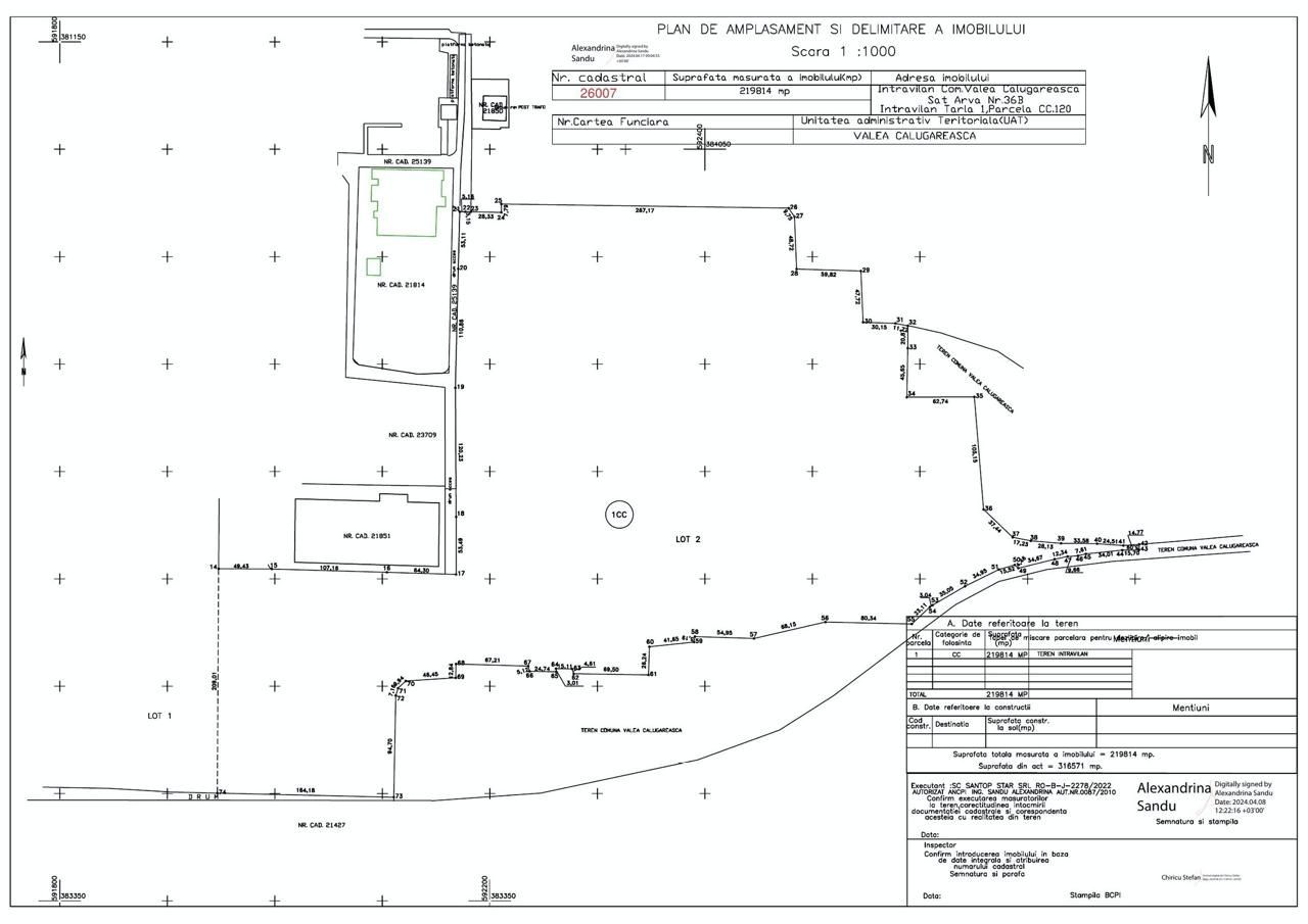 Platformă industrială 37,6 ha, Valea Călugărească cu proiect de racord feroviar - Poză 2