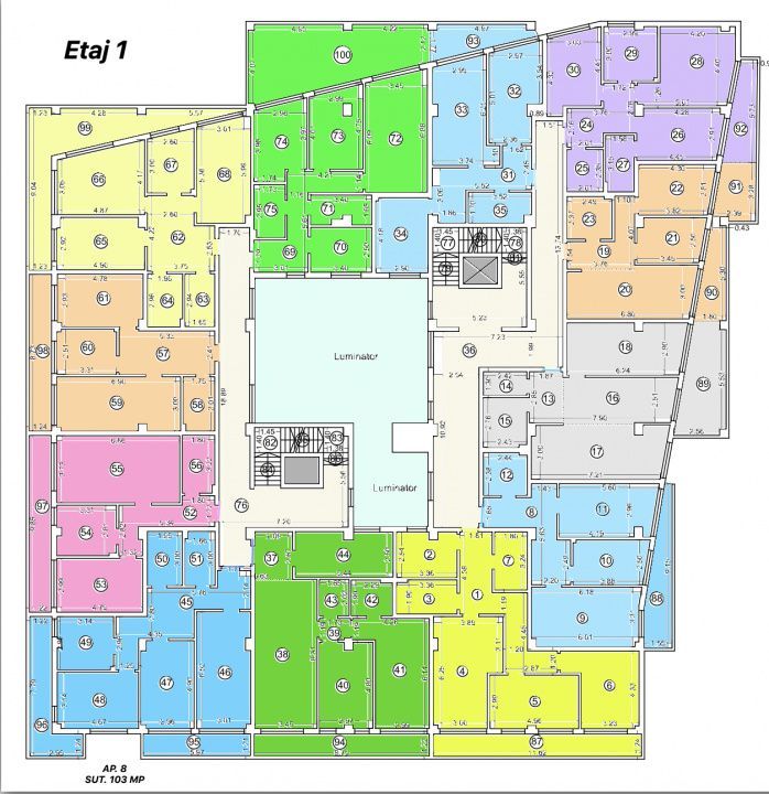 Tomis Nord  - Vanzare apartament decomandat cu 3 camere, bloc nou. - Poză 6