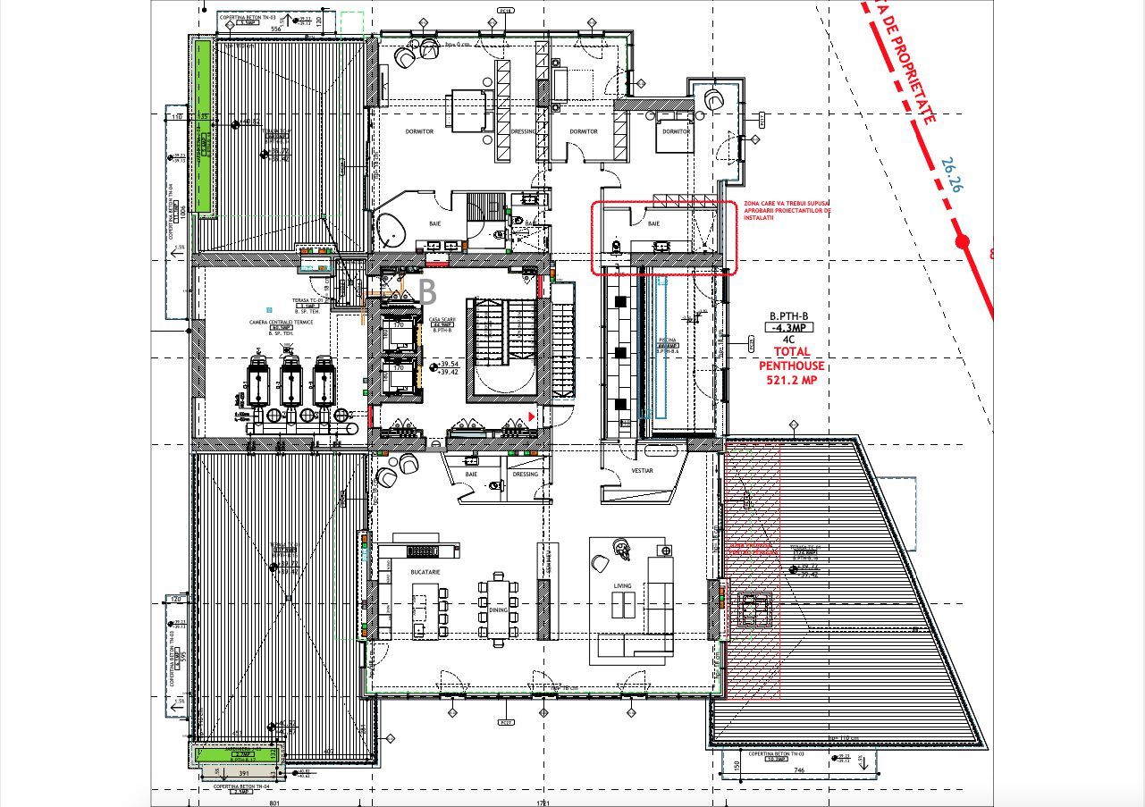 Penthouse cu panoramă spectaculoasă într-un ansamblu modern din nordul Capitalei - Poză 10