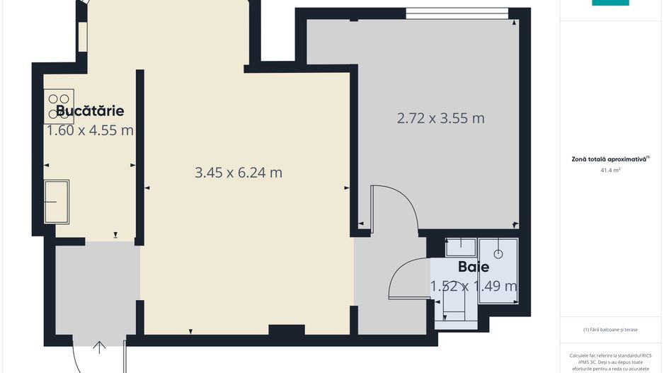 Apartament cochet ultracentral, Unirii, 2camere - Poză 6