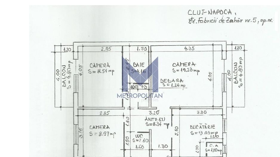 3 camere Decomandat, Strada Fabricii de Zahăr 5, Etaj 2/4 - Poză 26