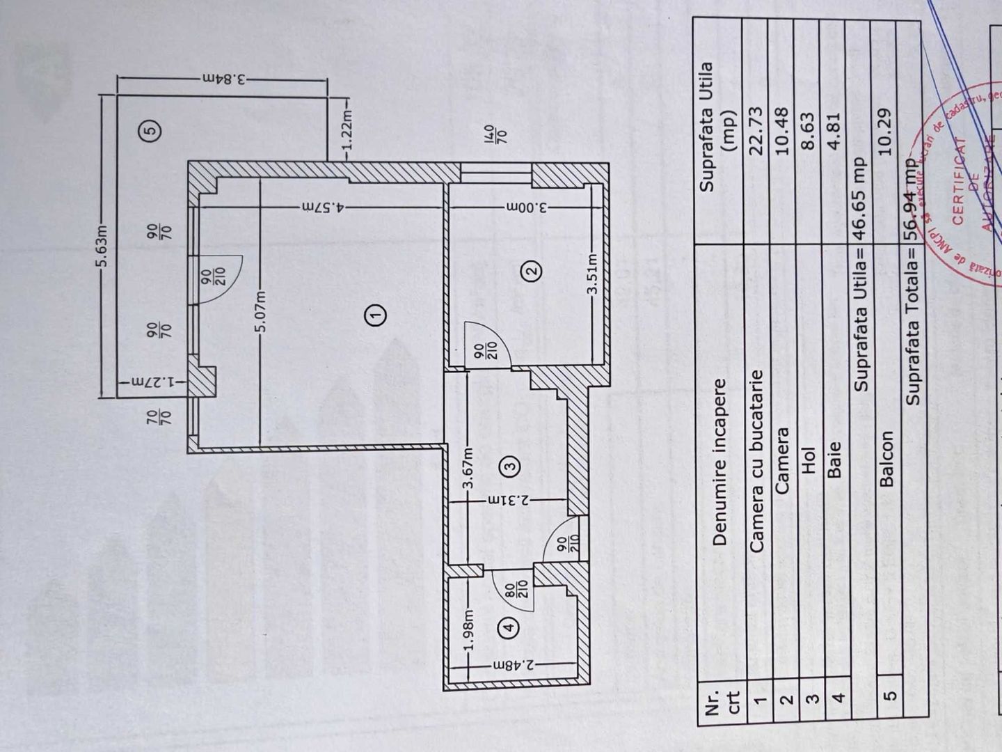 De inchiriat apartament 2 camere Militari Residence - Poză 8