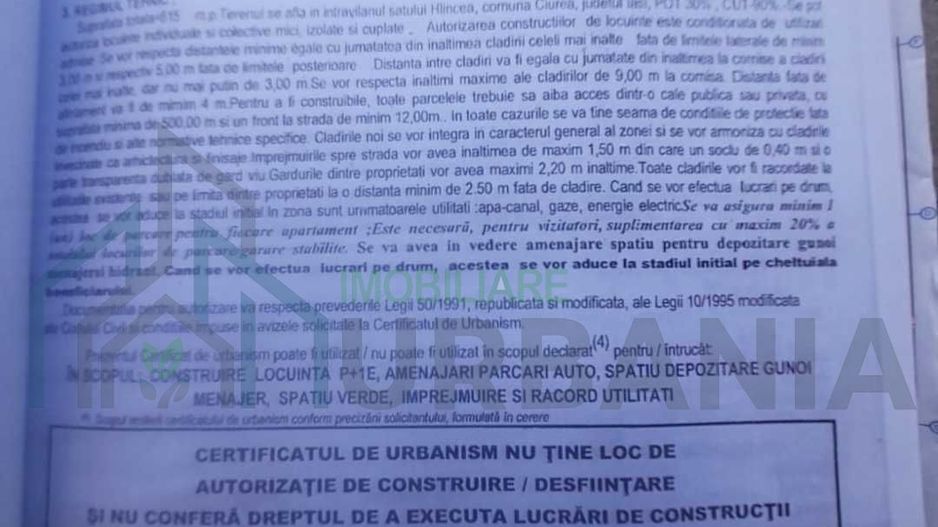 Teren de vânzare în Hlincea, Iași - Poză 4