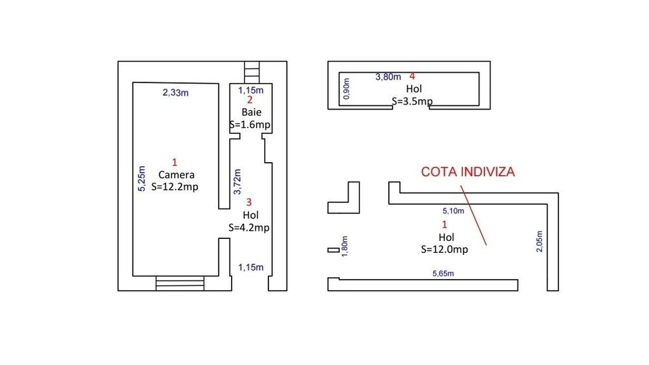 Studio in centrul istoric, 21.5 mp utili, Sibiu - Poză 7