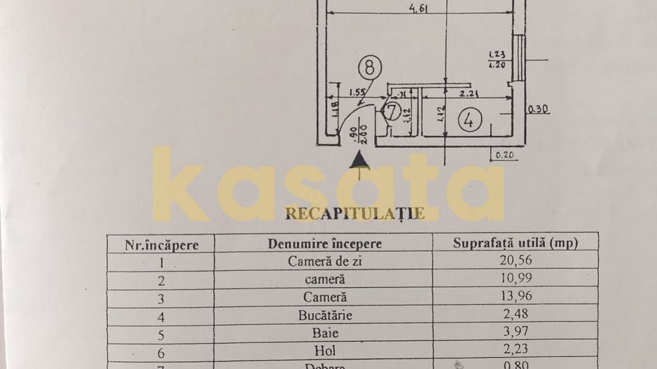 3 camere AVIATIEI - Schiță 5