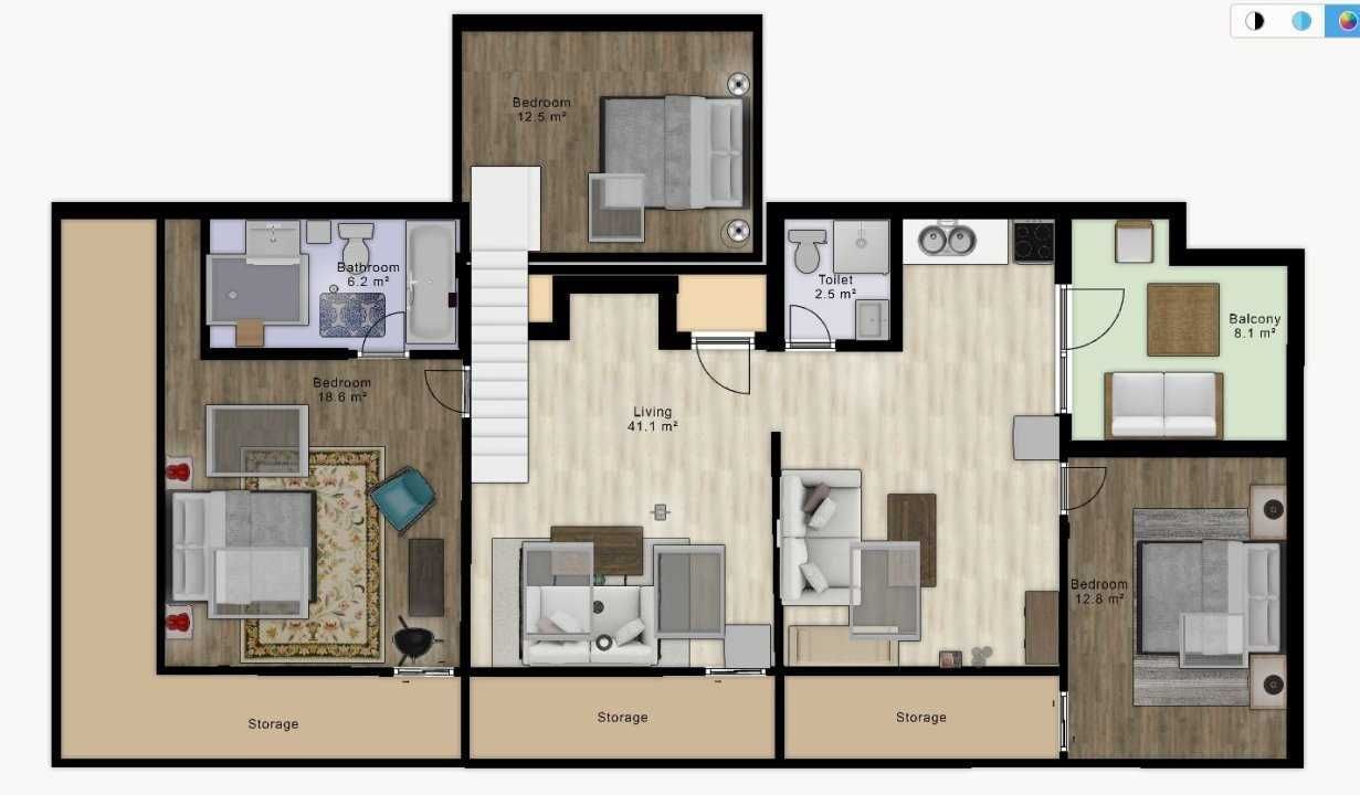 Reducere 10000 eur! Parc Plumbuita. Penthouse et3 124mp Utili 4 camere - Poză 8