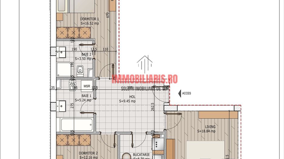 Theodor Pallady - Etaj Intermediar - Direct Dezvoltator - Schiță 2