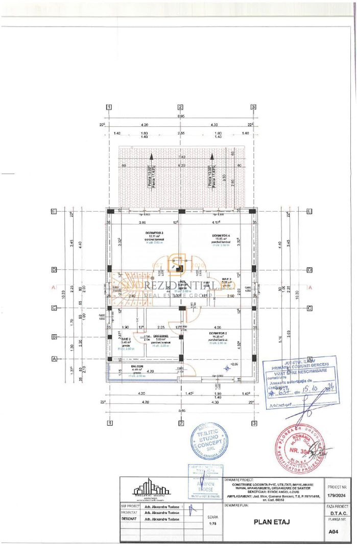 Vila individuala, 5 camere, 392 mp teren, Comuna Berceni - Schiță 7