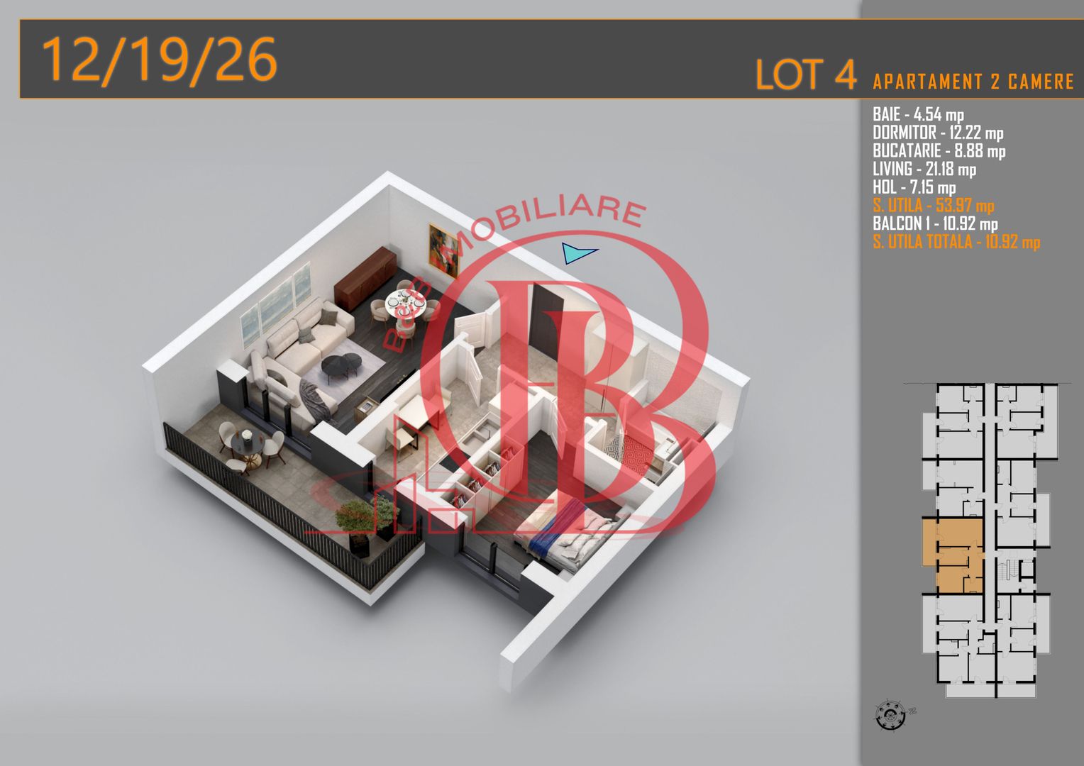 Apartament 2 camere Theodor Pallady-Metrou Nicolae Teclu - Schiță 1