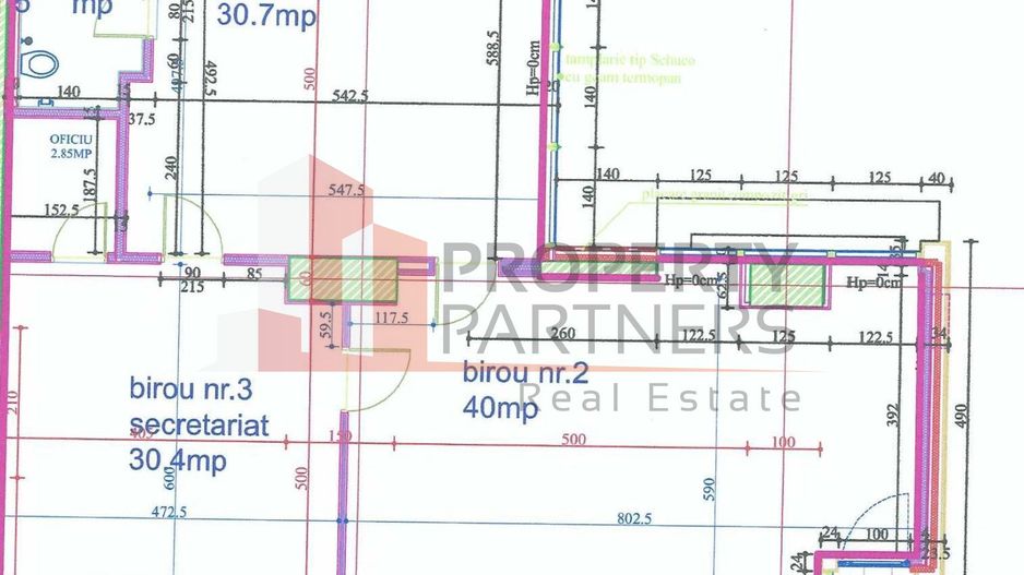 Spatii de birou disponibile Baneasa. - Schiță 5