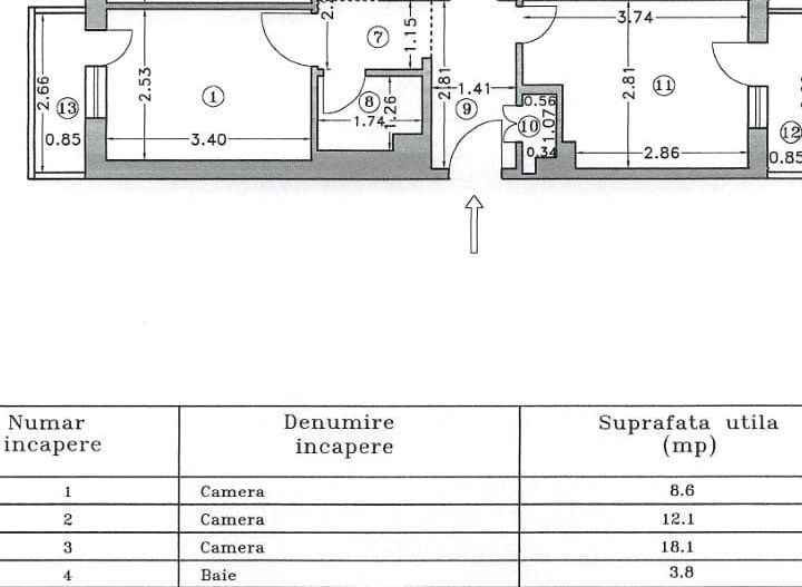 Apartament 3 camere zona Dristor - Rm Sarat - Poză 8