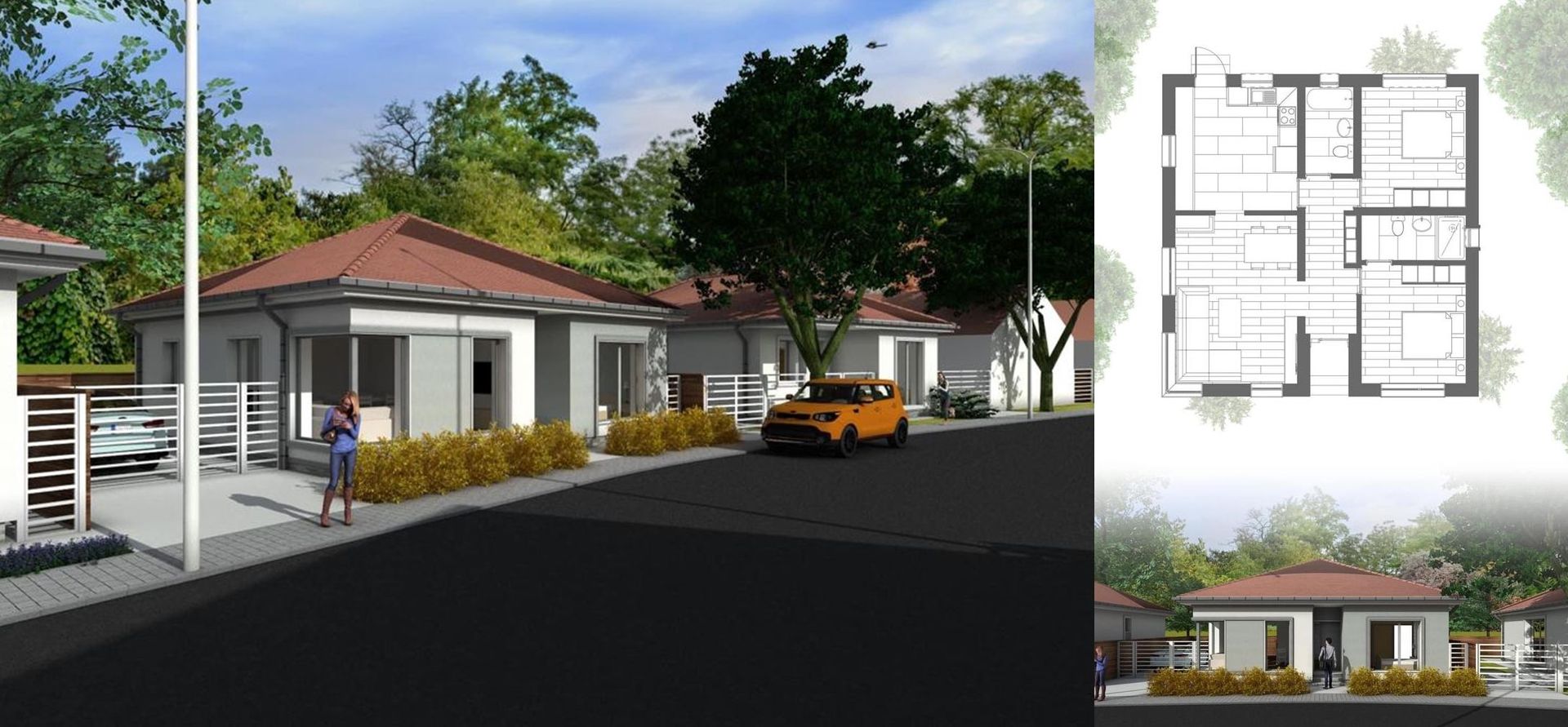 Casă nouă individuală, la preț de apartament. - Poză 1