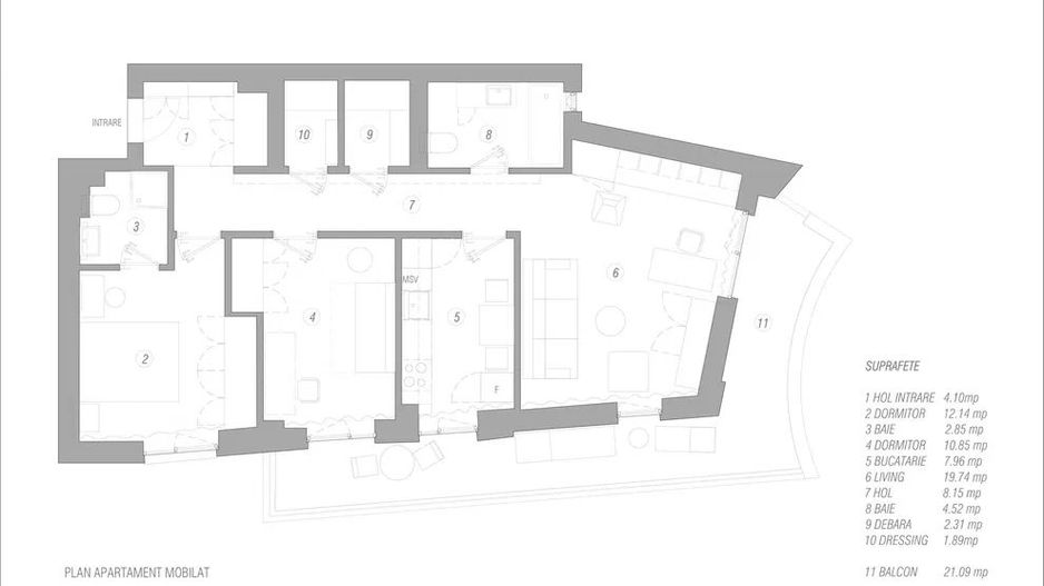 APARTAMENT 3 CAMERE TITULESCU | BULEVARDUL CUZA - Poză 7