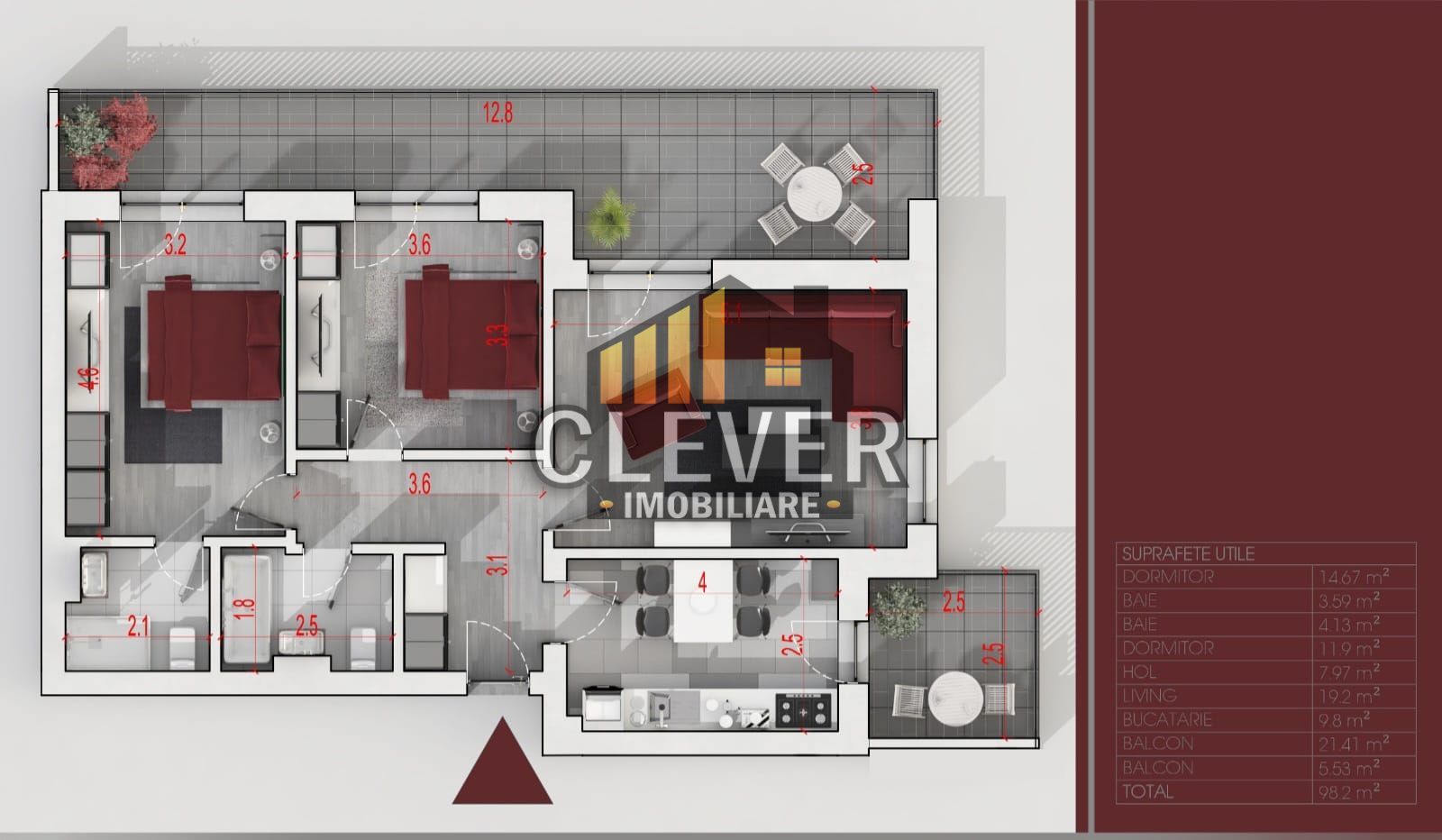 Apartament 3 camere Decomandat Theodor Pallady Metrou Teclu - Poză 14