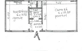Apartament modern cu 2 camere de inchiriat, zona strazii Paris, Centru - Schiță 5