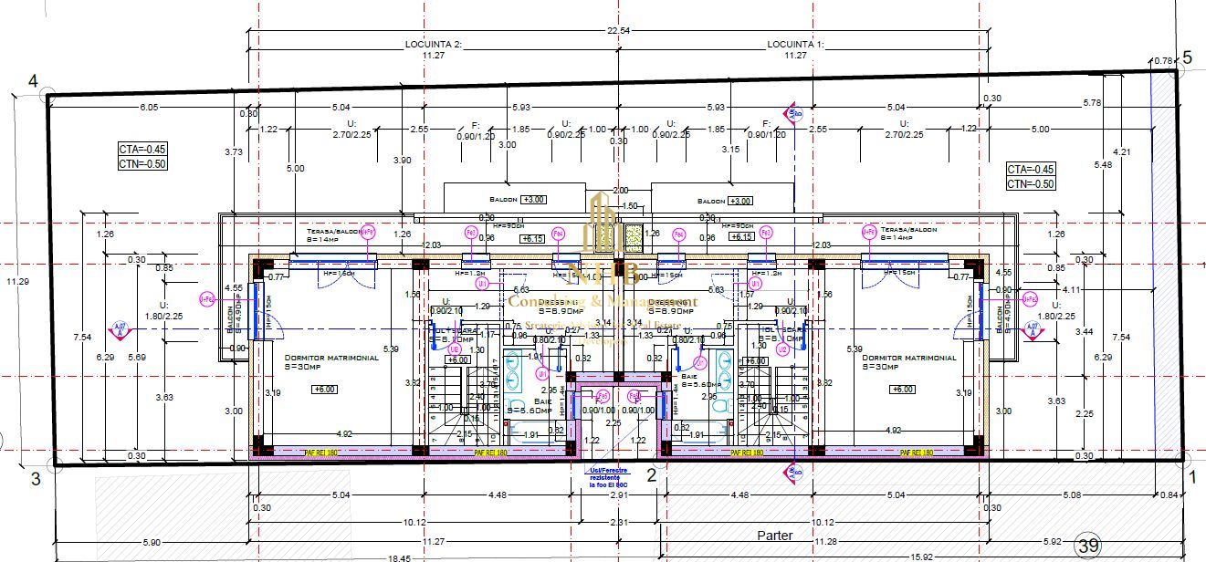 Vând vila în duplex 4 camere, 3 dormitoare, 4 bai, 2 locuri parcare - Poză 15