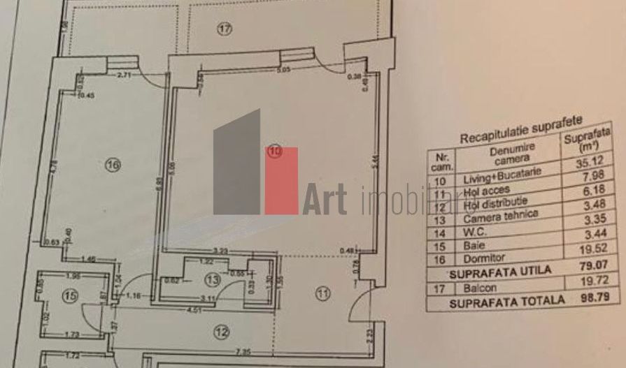 Apartament 2 Camere Lux • Bloc Boutique • Ultracentral • Cismigiu - Theodor Aman - Schiță 21