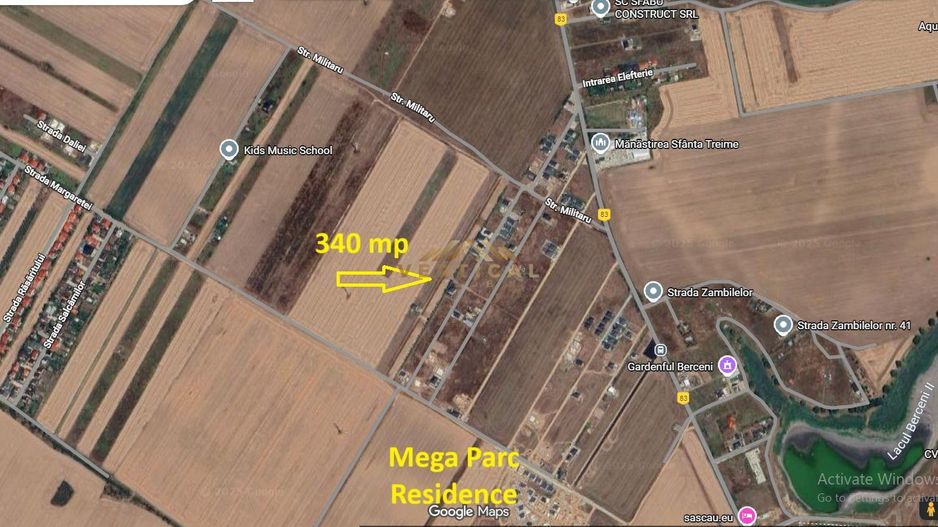 Teren 340mp, ocazie, Berceni/ Vidra - Poză 1