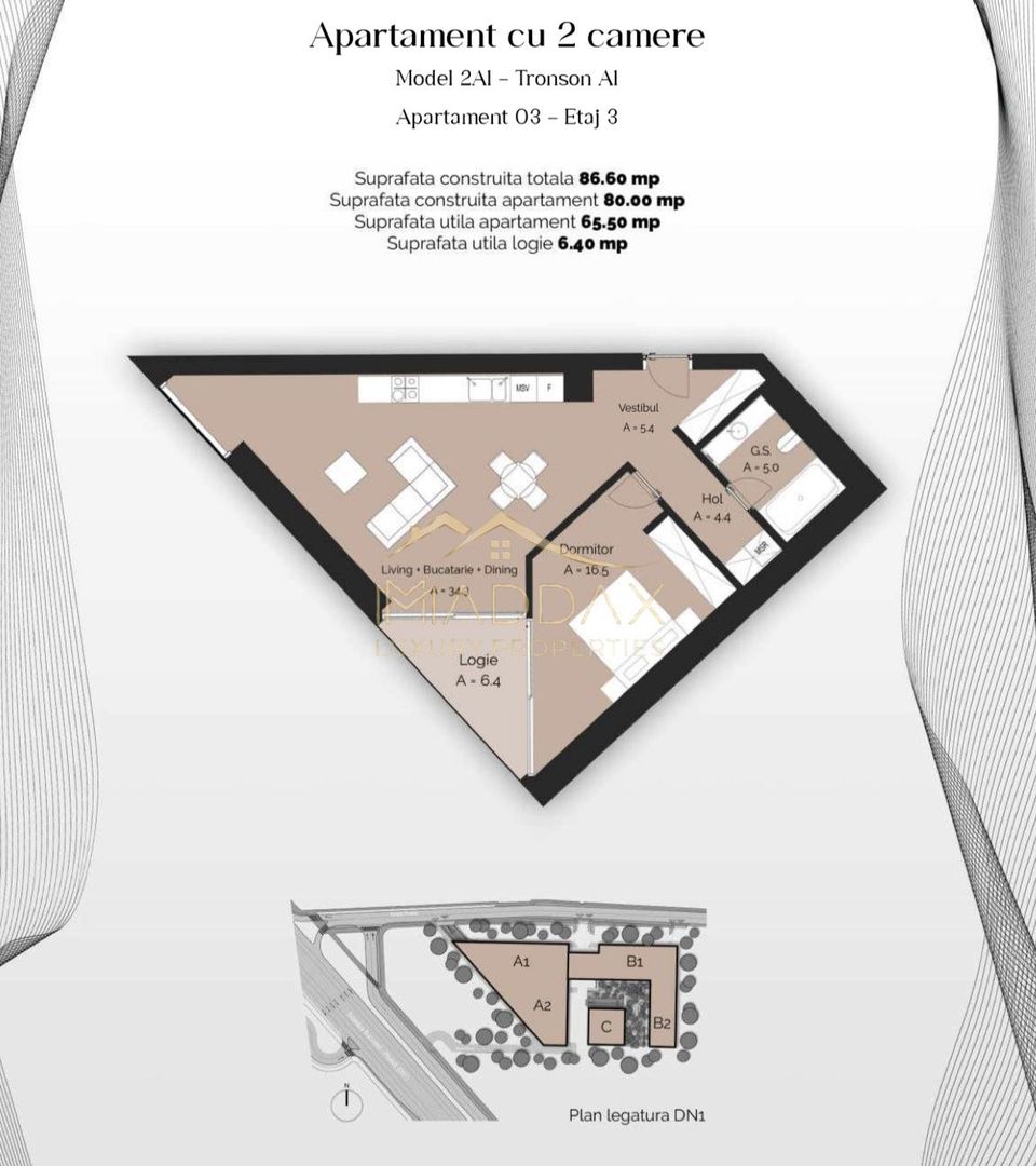 Proiect rezidențial // Apartamente 1-5 camere // Finalizare 2026 - Poză 40