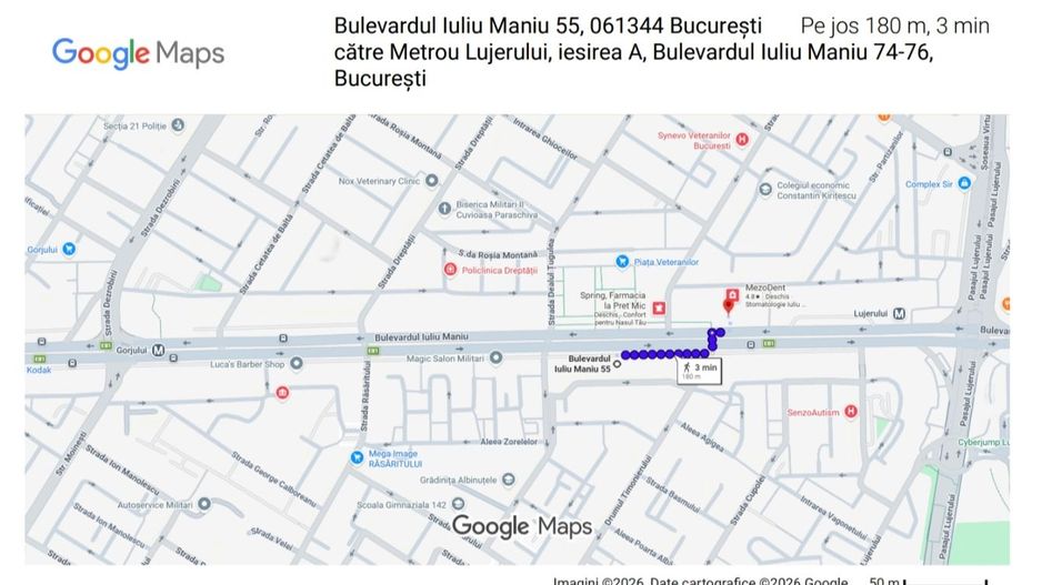 3 camere | Metrou Lujerului | Bloc reabilitat - Poză 1