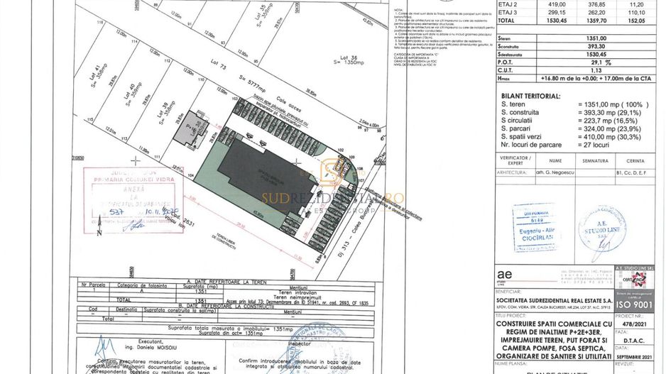 Spatiu comercial si birouri, vad excelent, inchiriere, Calea Bucuresti - Schiță 14