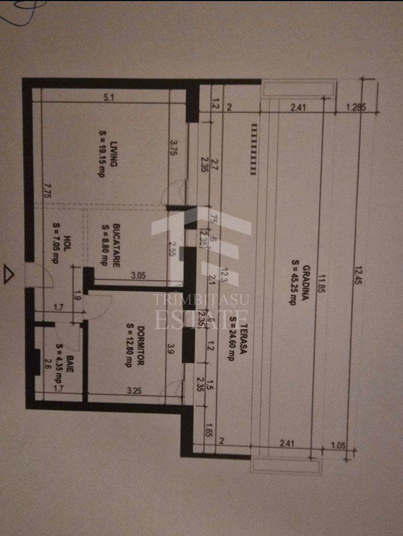 Pipera Drumul Potcoavei Apart 2 camere Complex La Gloire - Schiță 26