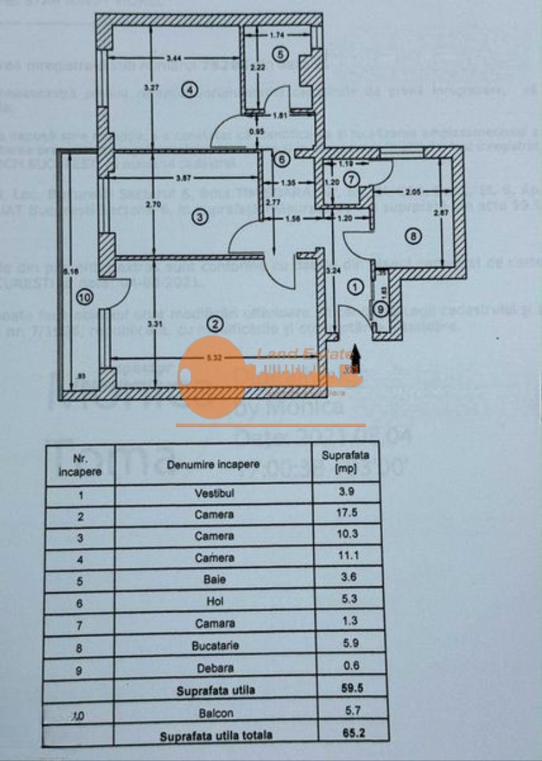 3 camere Drumu Taberei-Bd. Timisoara - Schiță 7