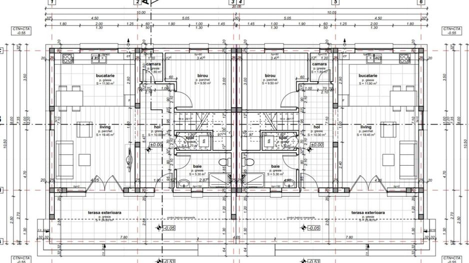 Casă tip Duplex -Sângeorgiu de Mureș - Poză 1