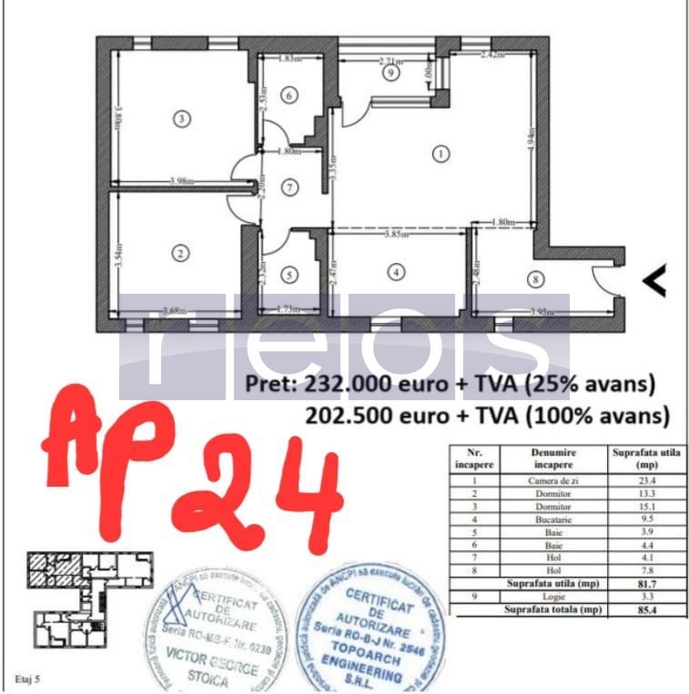 VANZARE 4 CAMERE DECOMANDAT NOU  - Timpuri Noi - Nerva Traian - Tineretului - Poză 20