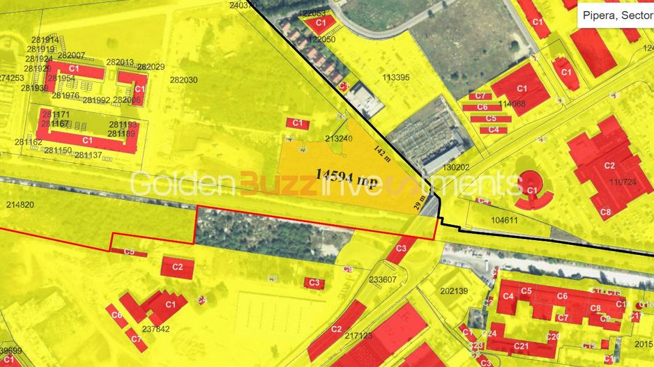 Prezentare Teren - Pipera, Sector 1, București - 14.594 mp - Schiță 5