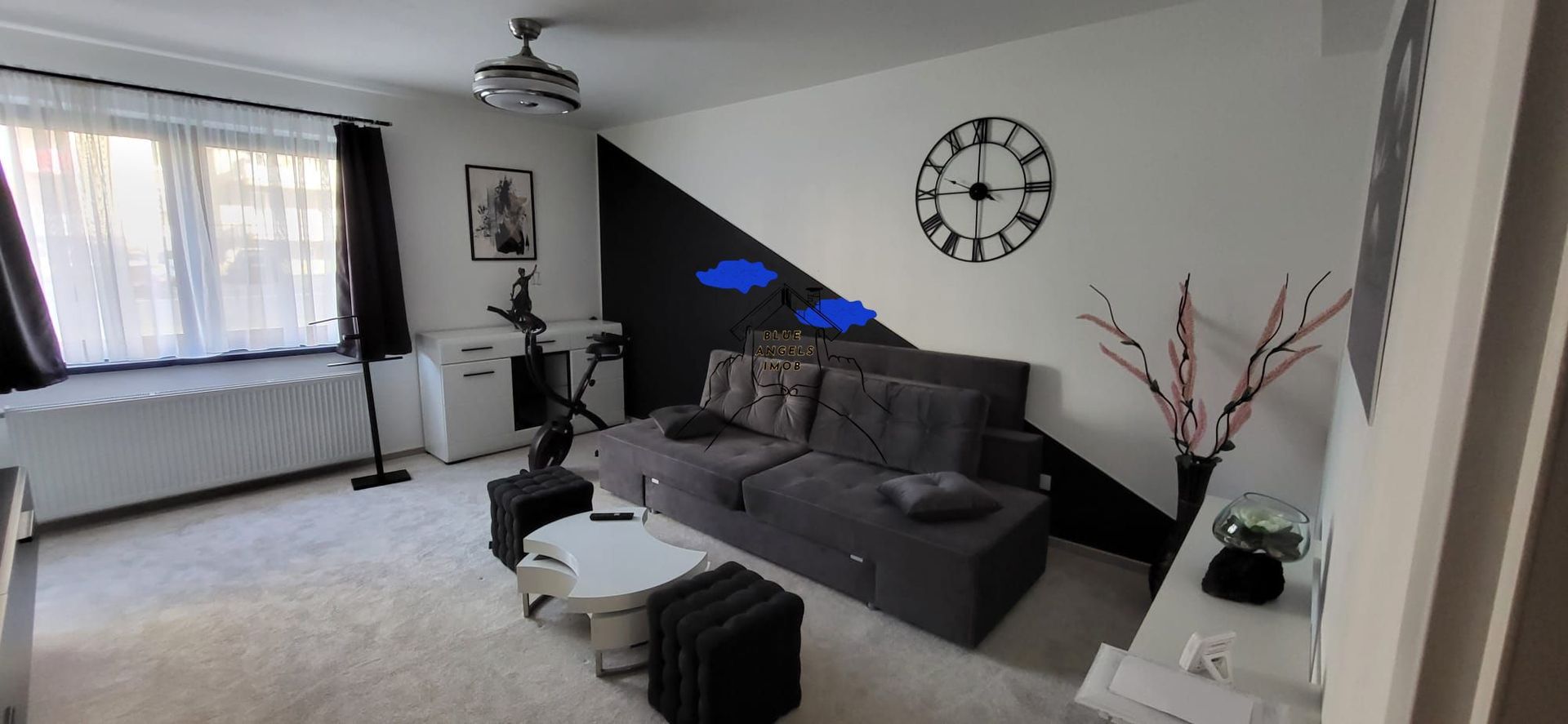 Garsonieră spațioasă de închiriat – 48 mp + terasă - Poză 1