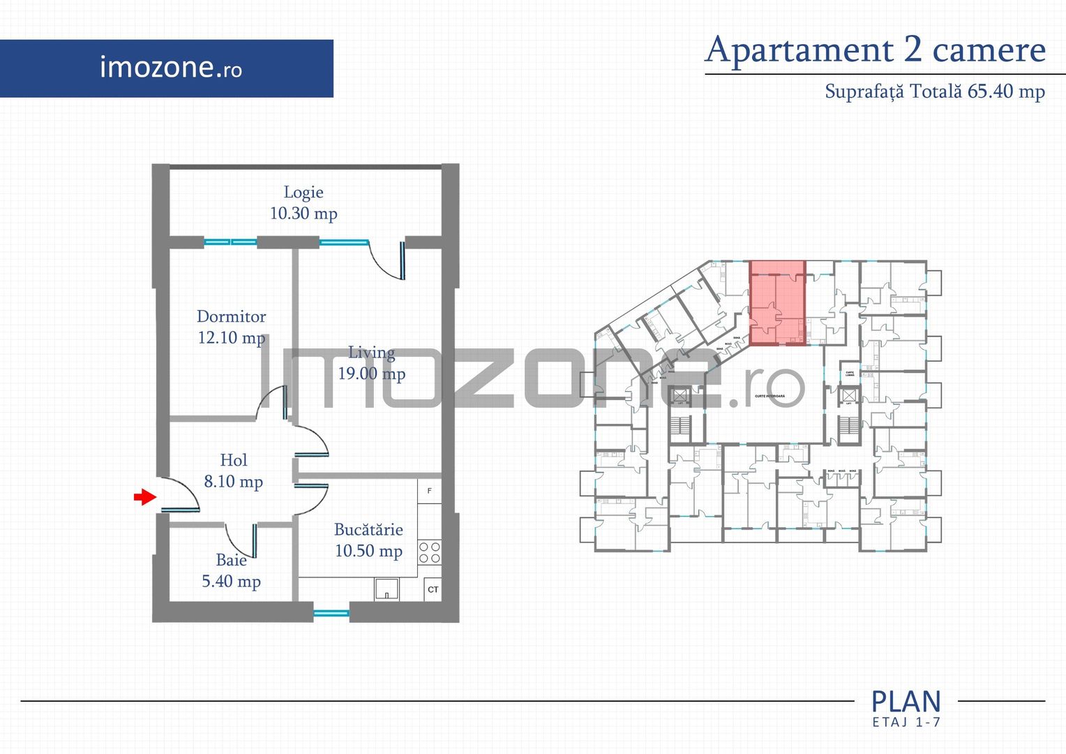 Apartament 2 Camere | 72 mp | Bloc Nou | Metrou Pacii / Preciziei | Militari - Poză 24